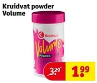 Promoties Kruidvat powder volume - Huismerk - Kruidvat - Geldig van 21/05/2024 tot 26/05/2024 bij Kruidvat