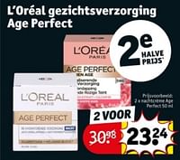 Promoties Nachtcrème age perfect - L'Oreal Paris - Geldig van 21/05/2024 tot 26/05/2024 bij Kruidvat