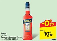Promotions Aperol - Aperol - Valide de 22/05/2024 à 03/06/2024 chez Carrefour