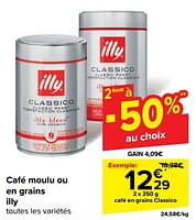 Promotions Café en grains classico - Illy - Valide de 22/05/2024 à 03/06/2024 chez Carrefour