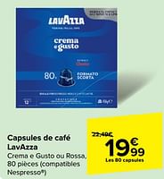 Promotions Capsules de café lavazza - Lavazza - Valide de 22/05/2024 à 03/06/2024 chez Carrefour