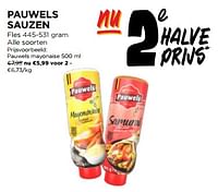 Promoties Pauwels mayonaise - Pauwels - Geldig van 22/05/2024 tot 28/05/2024 bij Jumbo