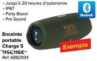Promotions Jbl enceinte portable charge 5 - JBL - Valide de 22/05/2024 à 03/06/2024 chez Carrefour
