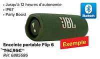 Promotions Jbl enceinte portable flip 6 - JBL - Valide de 22/05/2024 à 03/06/2024 chez Carrefour