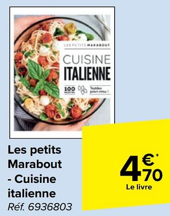 Promotions Les petits marabout - cuisine italienne - Produit maison - Carrefour  - Valide de 22/05/2024 à 03/06/2024 chez Carrefour