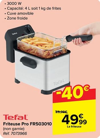 Promotions Tefal friteuse pro fr503010 - Tefal - Valide de 22/05/2024 à 03/06/2024 chez Carrefour