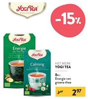 Promoties Energie van groene thee - Yogi Tea - Geldig van 22/05/2024 tot 04/06/2024 bij DI