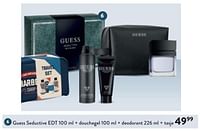 Promoties Guess seductive edt + douchegel + deodorant + tasje - Guess - Geldig van 22/05/2024 tot 04/06/2024 bij DI