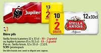 Promotions Bière pils stella artois - Stella Artois - Valide de 23/05/2024 à 29/05/2024 chez Delhaize