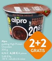 Promotions Alpro pudding high protein chocolate - Alpro - Valide de 22/05/2024 à 04/06/2024 chez OKay