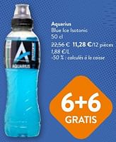 Promotions Aquarius blue ice isotonic - Aquarius - Valide de 22/05/2024 à 04/06/2024 chez OKay