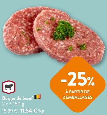 Promotions Burger de boeuf - Huismerk - Okay Buurtwinkels - Valide de 22/05/2024 à 04/06/2024 chez OKay