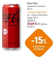Promotions Coca-cola zero sugar - Coca Cola - Valide de 22/05/2024 à 04/06/2024 chez OKay