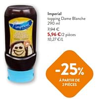 Promotions Imperial topping dame blanche - Imperial Desserts - Valide de 22/05/2024 à 04/06/2024 chez OKay