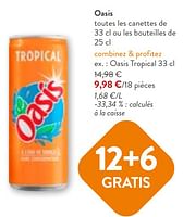 Promotions Oasis tropical - Oasis - Valide de 22/05/2024 à 04/06/2024 chez OKay