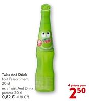 Promotions Twist and drink pomme - Twist and drink - Valide de 22/05/2024 à 04/06/2024 chez OKay