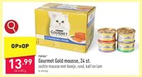 Promoties Gourmet gold mousse - Purina - Geldig van 31/05/2024 tot 02/06/2024 bij Aldi