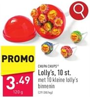 Promoties Lolly’s, - Chupa Chups - Geldig van 31/05/2024 tot 02/06/2024 bij Aldi