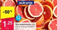 Promoties Roze pompelmoezen - Huismerk - Aldi - Geldig van 27/05/2024 tot 01/06/2024 bij Aldi
