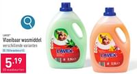 Promoties Vloeibaar wasmiddel - lavex - Geldig van 27/05/2024 tot 01/06/2024 bij Aldi