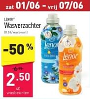 Promoties Wasverzachter - Lenor - Geldig van 27/05/2024 tot 02/06/2024 bij Aldi