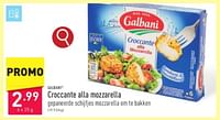 Promoties Croccante alla mozzarella - Galbani - Geldig van 31/05/2024 tot 02/06/2024 bij Aldi
