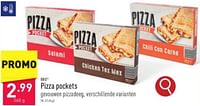 Pizza pockets-BBQ