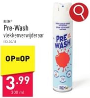 Promoties Pre-wash - Riem - Geldig van 31/05/2024 tot 02/06/2024 bij Aldi