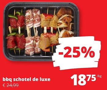 Promoties Bbq schotel de luxe - Huismerk - Spar Retail - Geldig van 23/05/2024 tot 05/06/2024 bij Spar (Colruytgroup)