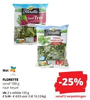 Promoties Florette veldsla - Florette - Geldig van 23/05/2024 tot 05/06/2024 bij Spar (Colruytgroup)