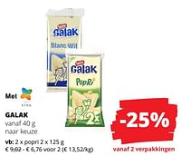 Promoties Galak popri - Nestlé - Geldig van 23/05/2024 tot 05/06/2024 bij Spar (Colruytgroup)