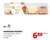 Promoties Homemade desserts mini dessertjes zomer - Homemade Desserts - Geldig van 23/05/2024 tot 05/06/2024 bij Spar (Colruytgroup)