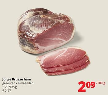 Promoties Jonge brugse ham gezouten 4 maanden - Huismerk - Spar Retail - Geldig van 23/05/2024 tot 05/06/2024 bij Spar (Colruytgroup)