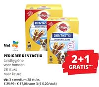 Promoties Pedigree dentastix tandhygiëne voor honden - Pedigree - Geldig van 23/05/2024 tot 05/06/2024 bij Spar (Colruytgroup)