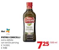 Promoties Pietro coricelli extra olijfolie van eerste persing - Pietro Coricelli - Geldig van 23/05/2024 tot 05/06/2024 bij Spar (Colruytgroup)
