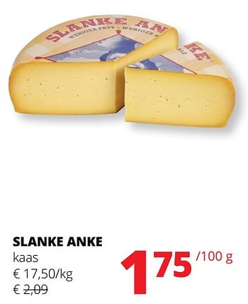 Promoties Slanke anke kaas - SLANKE ANKE - Geldig van 23/05/2024 tot 05/06/2024 bij Spar (Colruytgroup)