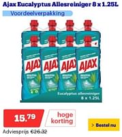 Promoties Ajax eucalyptus allesreiniger - Ajax - Geldig van 21/05/2024 tot 26/05/2024 bij Bol.com