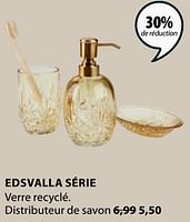 Promotions Edsvalla distributeur de savon - Produit Maison - Jysk - Valide de 20/05/2024 à 23/06/2024 chez Jysk