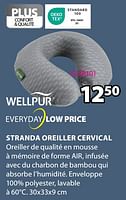 Promotions Stranda oreiller cervical - Wellpur - Valide de 20/05/2024 à 23/06/2024 chez Jysk