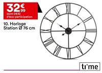 Promotions Horloge station - Time  - Valide de 21/05/2024 à 17/06/2024 chez But