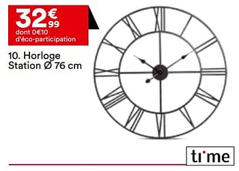 Promotions Horloge station - Time  - Valide de 21/05/2024 à 17/06/2024 chez But