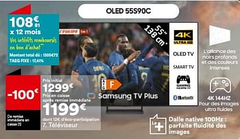 Promotions Téléviseur samsung 55s90c - Samsung - Valide de 21/05/2024 à 17/06/2024 chez But