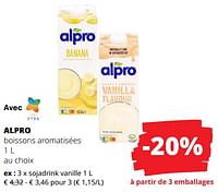 Promotions Alpro sojadrink vanille - Alpro - Valide de 23/05/2024 à 05/06/2024 chez Spar (Colruytgroup)