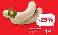Promotions Boudin blanc - Produit Maison - Spar Retail - Valide de 23/05/2024 à 05/06/2024 chez Spar (Colruytgroup)