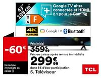 Promotions Téléviseur tcl 43p635 - TCL - Valide de 21/05/2024 à 17/06/2024 chez But