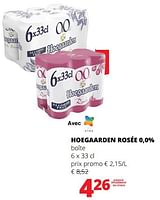Promotions Hoegaarden rosée 0,0% boîte - Hoegaarden - Valide de 23/05/2024 à 05/06/2024 chez Spar (Colruytgroup)