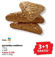 Promotions Pyramides waldkorn - Produit Maison - Spar Retail - Valide de 23/05/2024 à 05/06/2024 chez Spar (Colruytgroup)