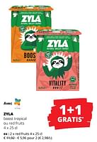 Promotions Zyla boost tropical ou red fruits - zyla - Valide de 23/05/2024 à 05/06/2024 chez Spar (Colruytgroup)