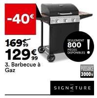 Promotions Barbecue à gaz signature h23lj10s15m0 - Signature - Valide de 21/05/2024 à 17/06/2024 chez But
