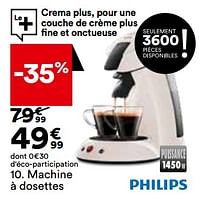 Promotions Machine à dosettes philips hd7806-41 - Philips - Valide de 21/05/2024 à 17/06/2024 chez But